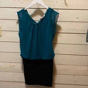 Women blouse with attached skirt